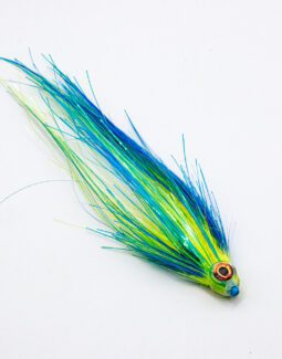 INNO PIKE SALMON Tube Fly 15 cm. Blå / Gul